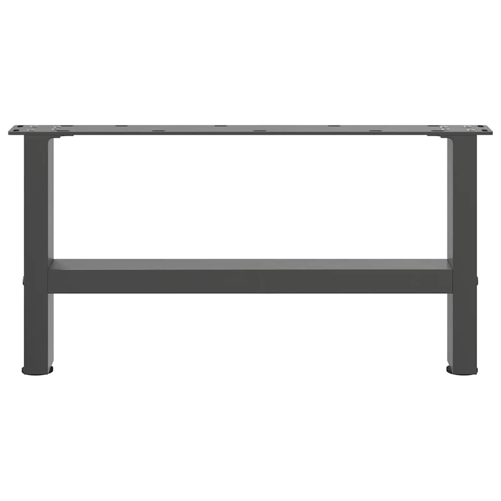 Coffee table legs anthracite 2 pcs. 70x(30-31) cm steel