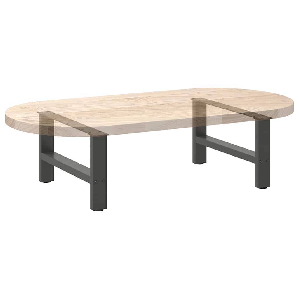 Coffee table legs anthracite 2 pcs. 70x(30-31) cm steel