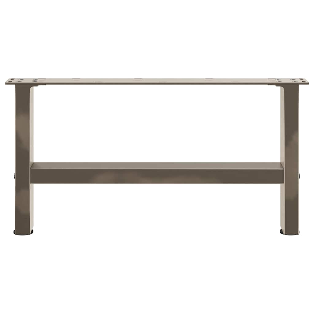Coffee table legs natural steel 2 pcs. 70x(30-31) cm steel