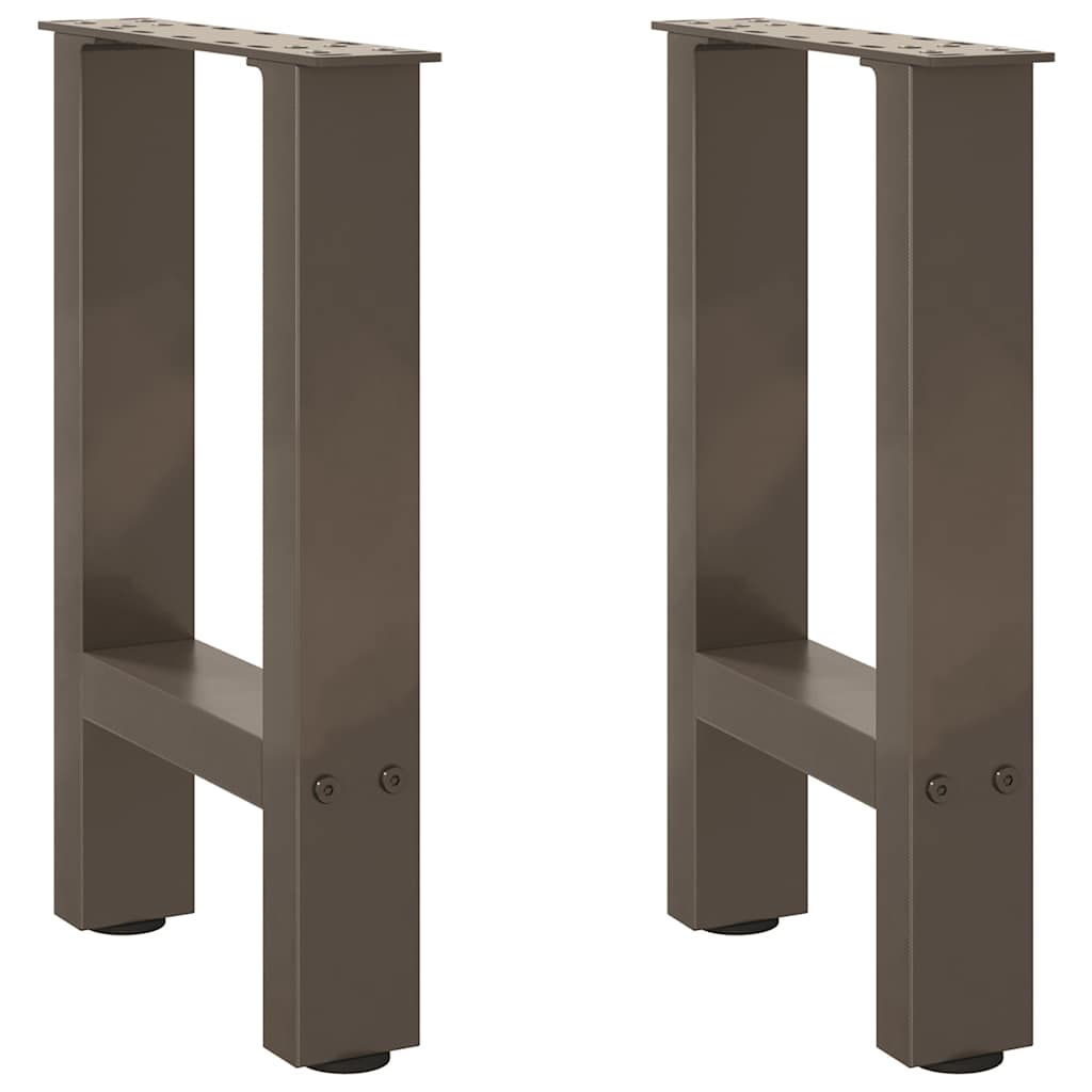 Coffee table legs natural steel 2 pcs. 28x(42-43) cm steel