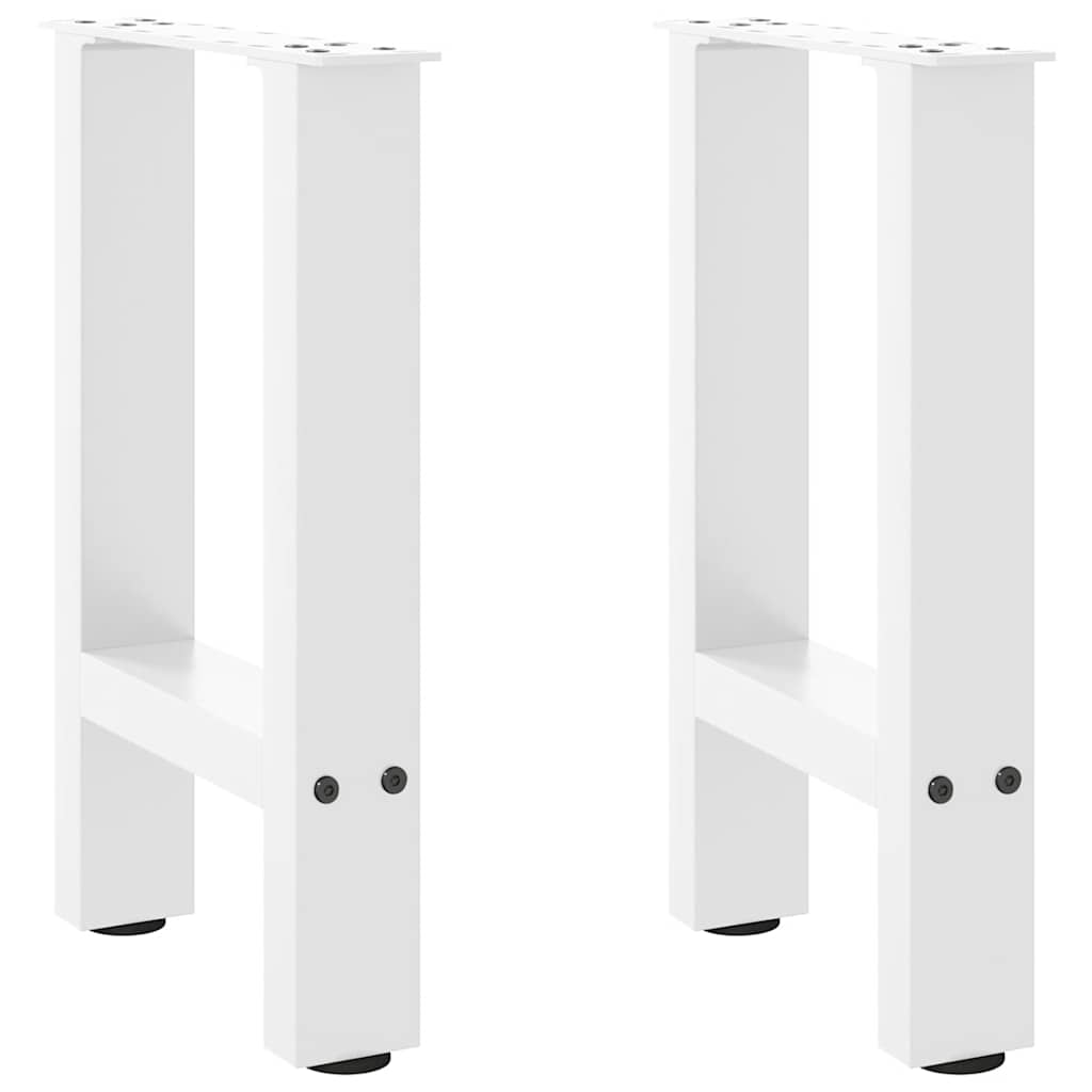 Coffee table legs white 2 pcs. 38x(42-43) cm steel
