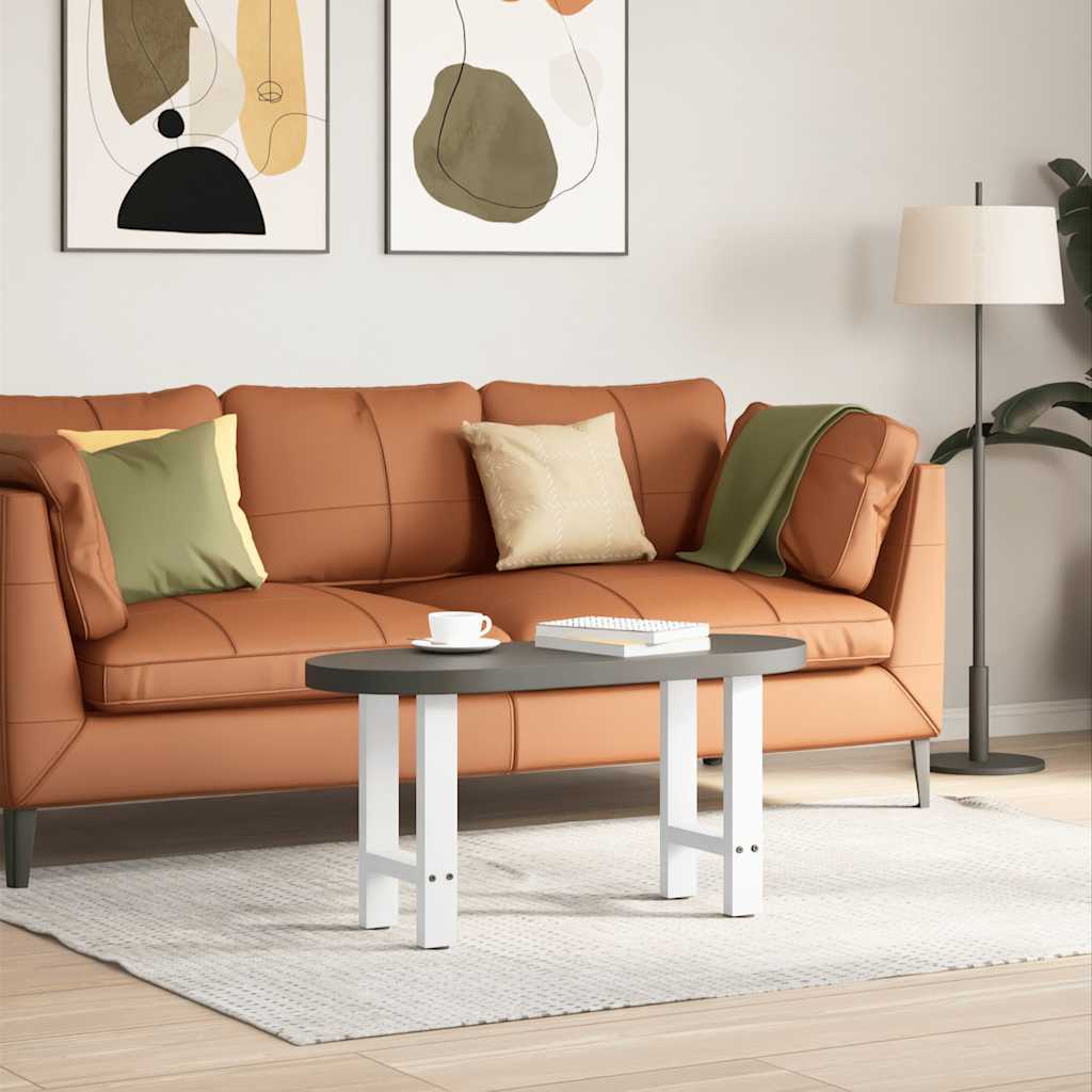 Coffee table legs white 2 pcs. 38x(42-43) cm steel