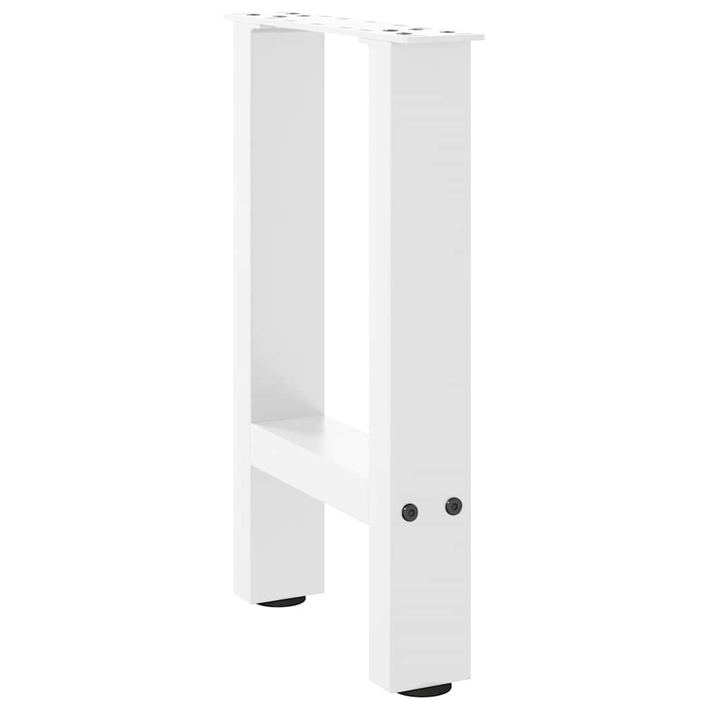 Coffee table legs white 2 pcs. 38x(42-43) cm steel