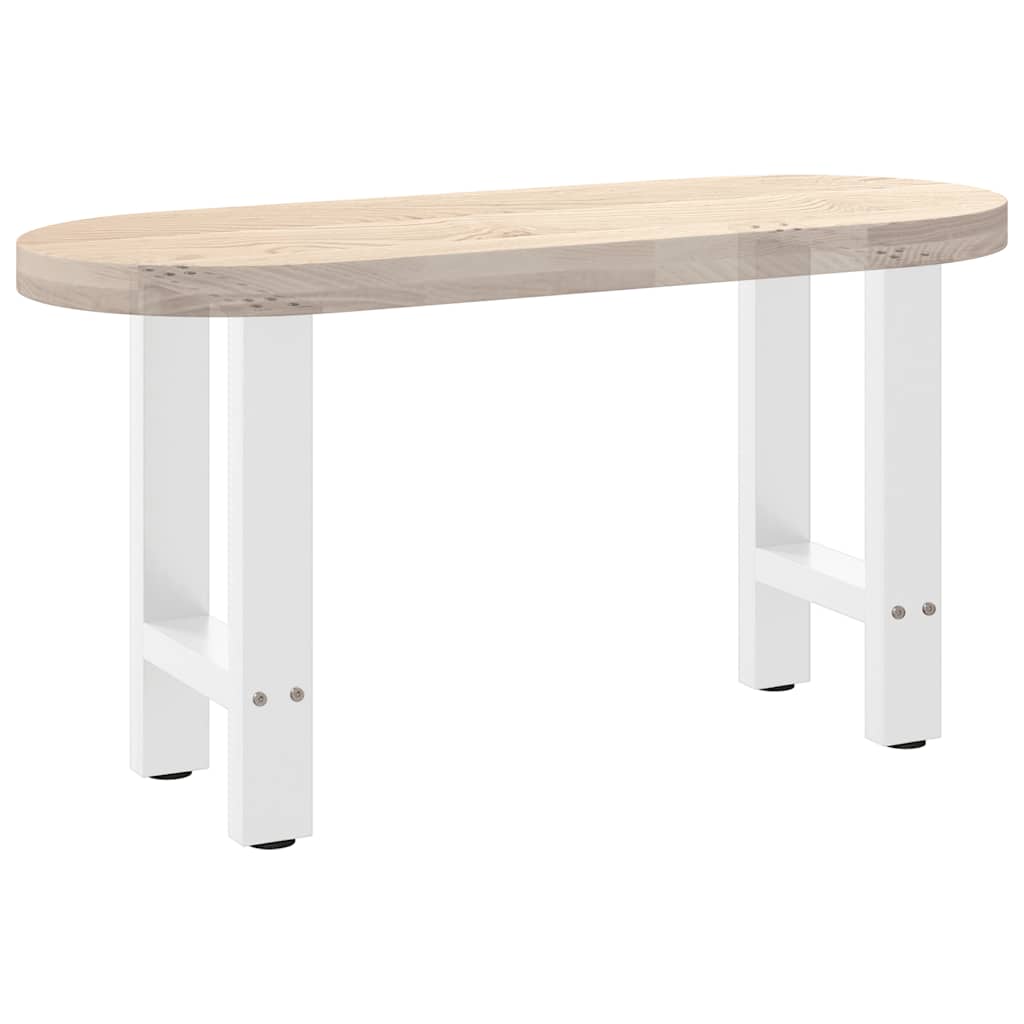 Coffee table legs white 2 pcs. 38x(42-43) cm steel