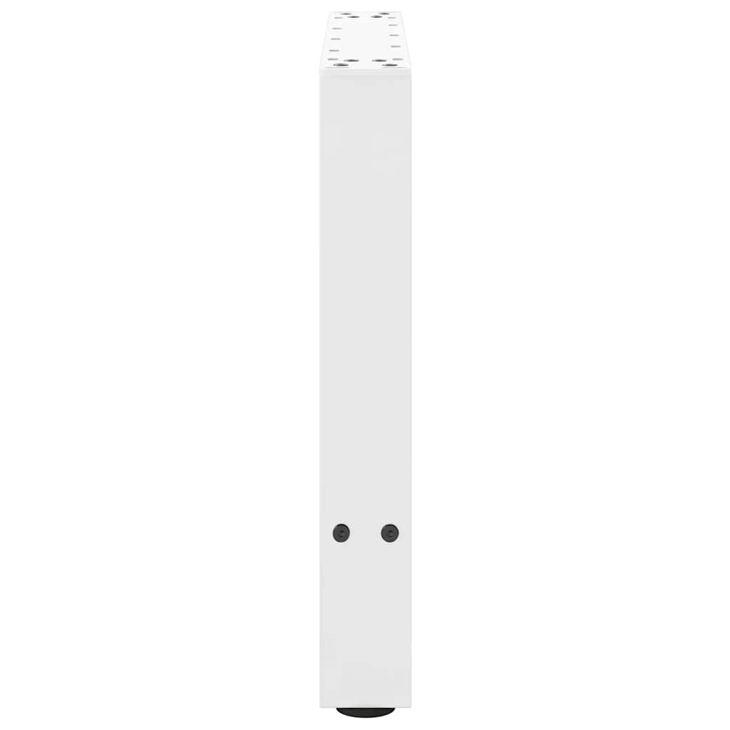 Coffee table legs white 2 pcs. 50x(42-43) cm steel