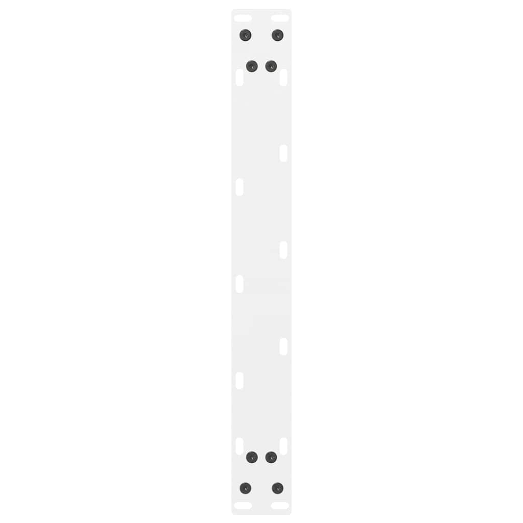 Coffee table legs white 2 pcs. 50x(42-43) cm steel