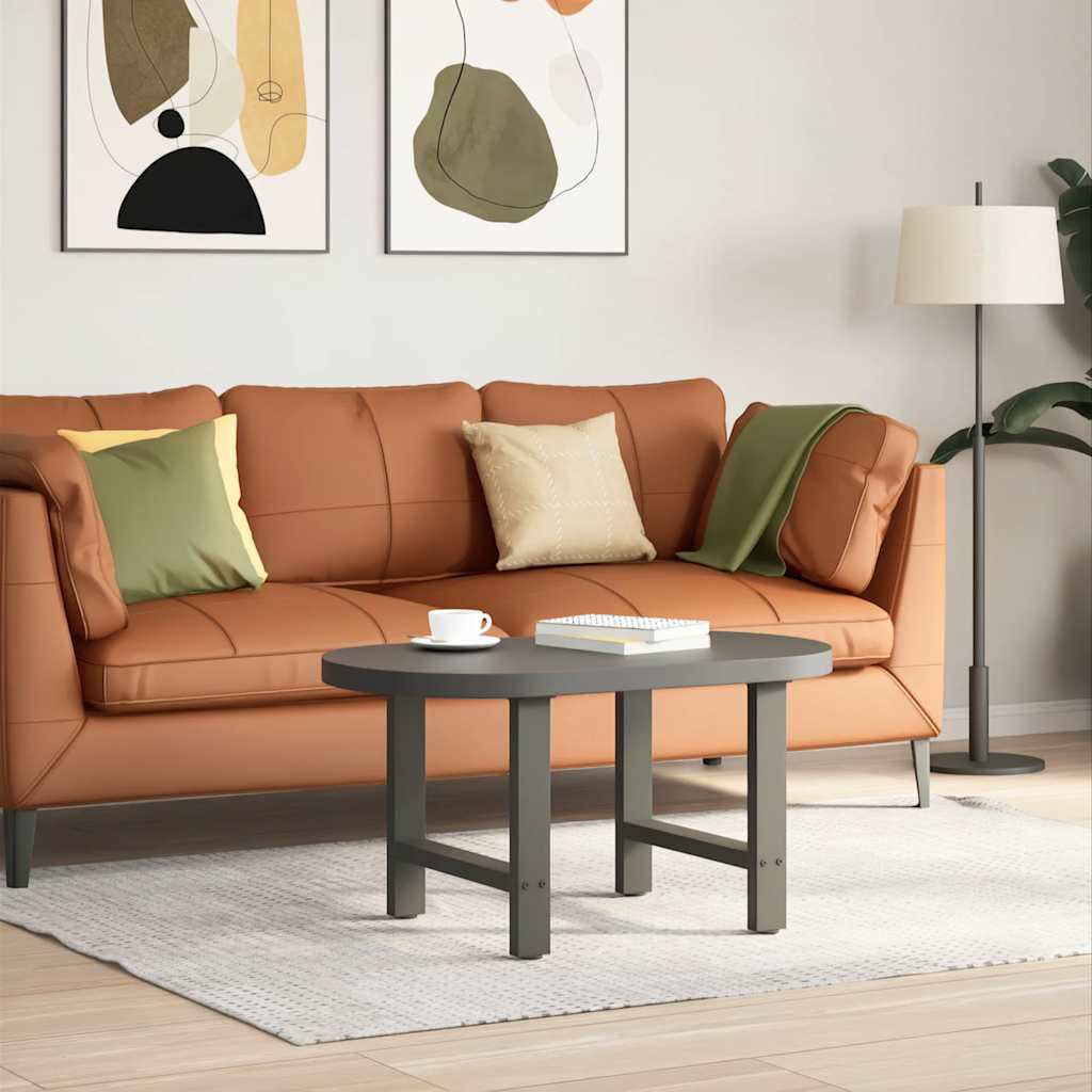 Coffee table legs anthracite 2 pcs. 50x(42-43) cm steel