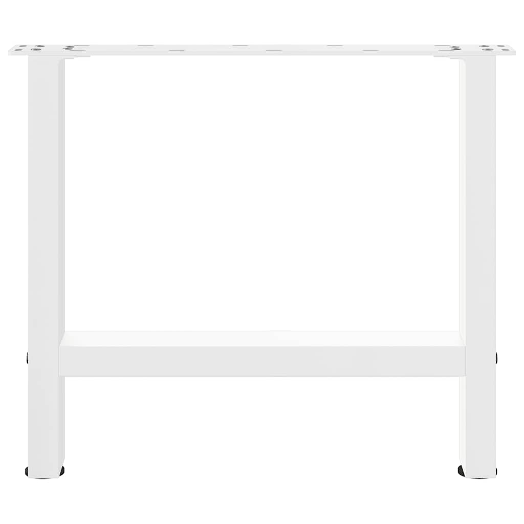 Coffee table legs white 2 pcs. 60x(42-43) cm steel