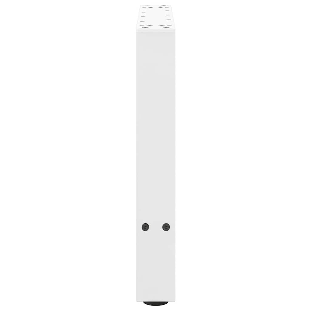 Coffee table legs white 2 pcs. 60x(42-43) cm steel