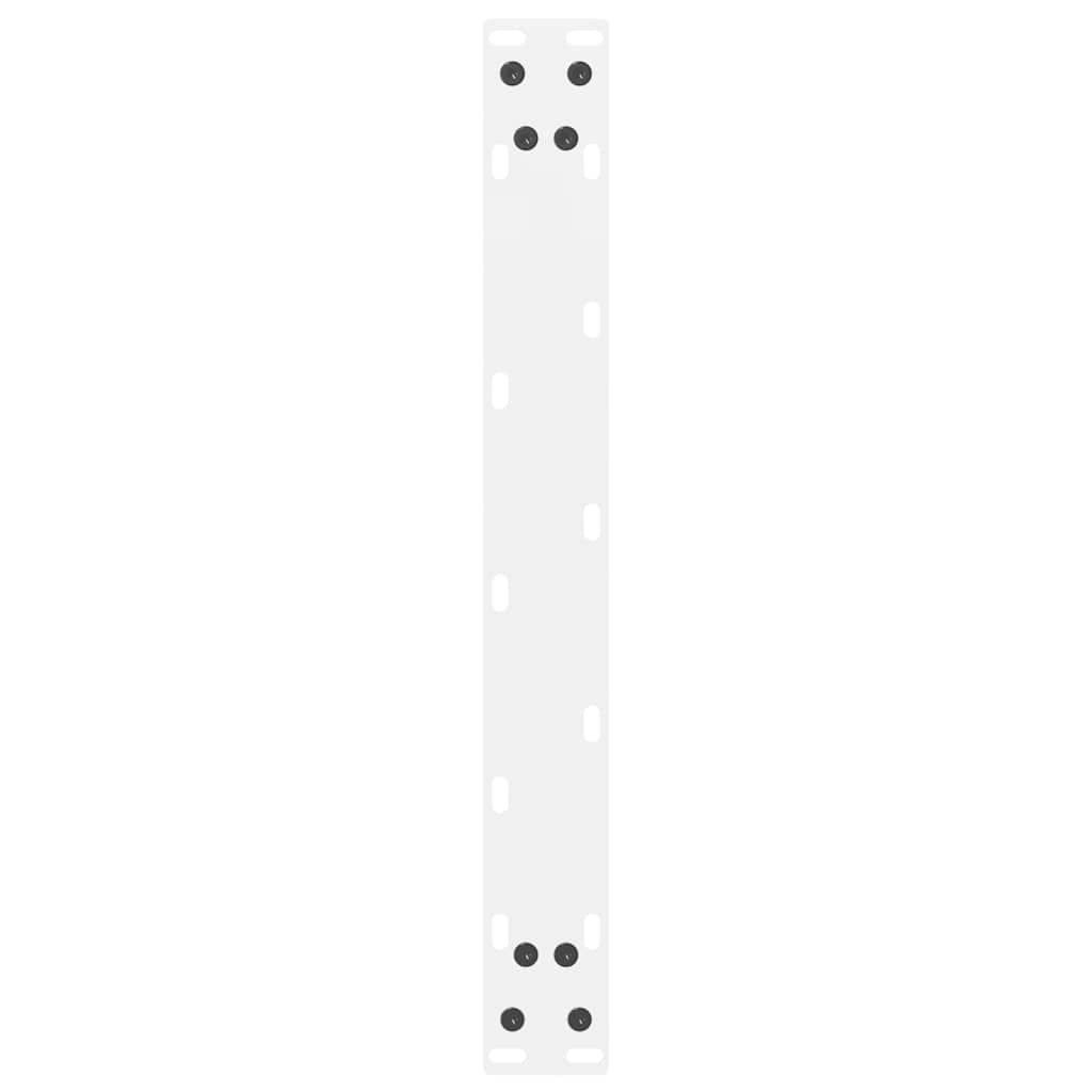 Coffee table legs white 2 pcs. 60x(42-43) cm steel