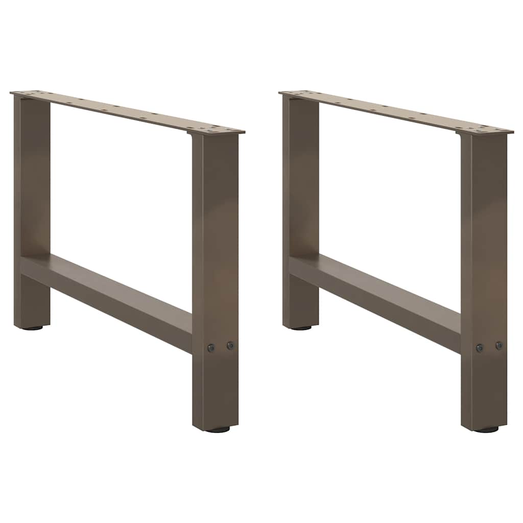 Coffee table legs natural steel 2 pcs. 70x(42-43) cm steel