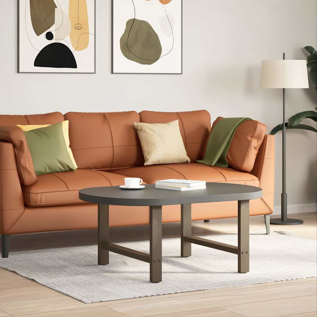 Coffee table legs natural steel 2 pcs. 70x(42-43) cm steel