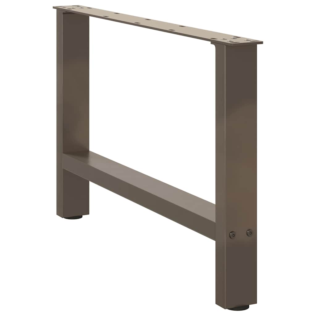 Coffee table legs natural steel 2 pcs. 70x(42-43) cm steel