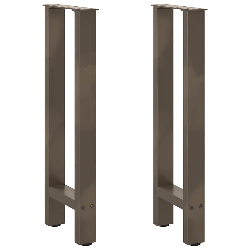 Console table legs natural steel 2 pcs. 38x(72-73) cm steel