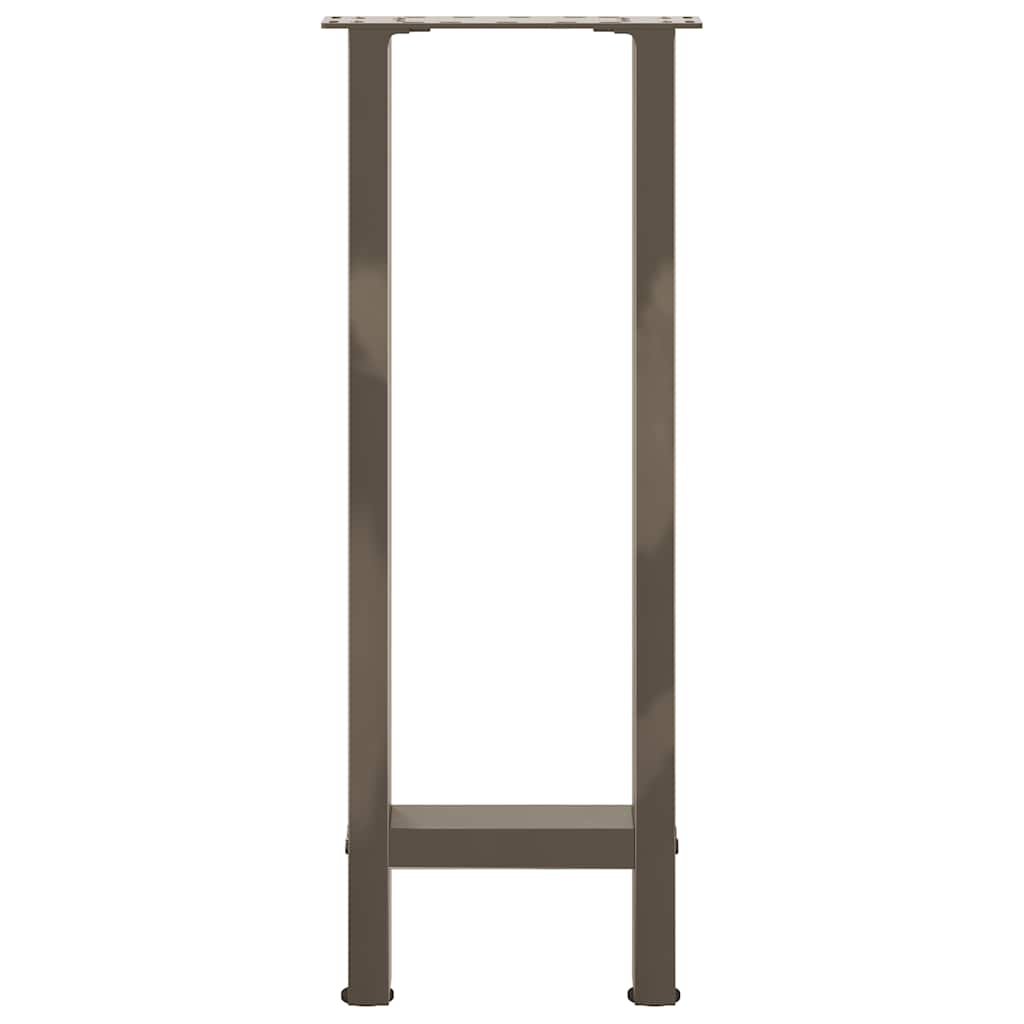 Console table legs natural steel 2 pcs. 38x(72-73) cm steel