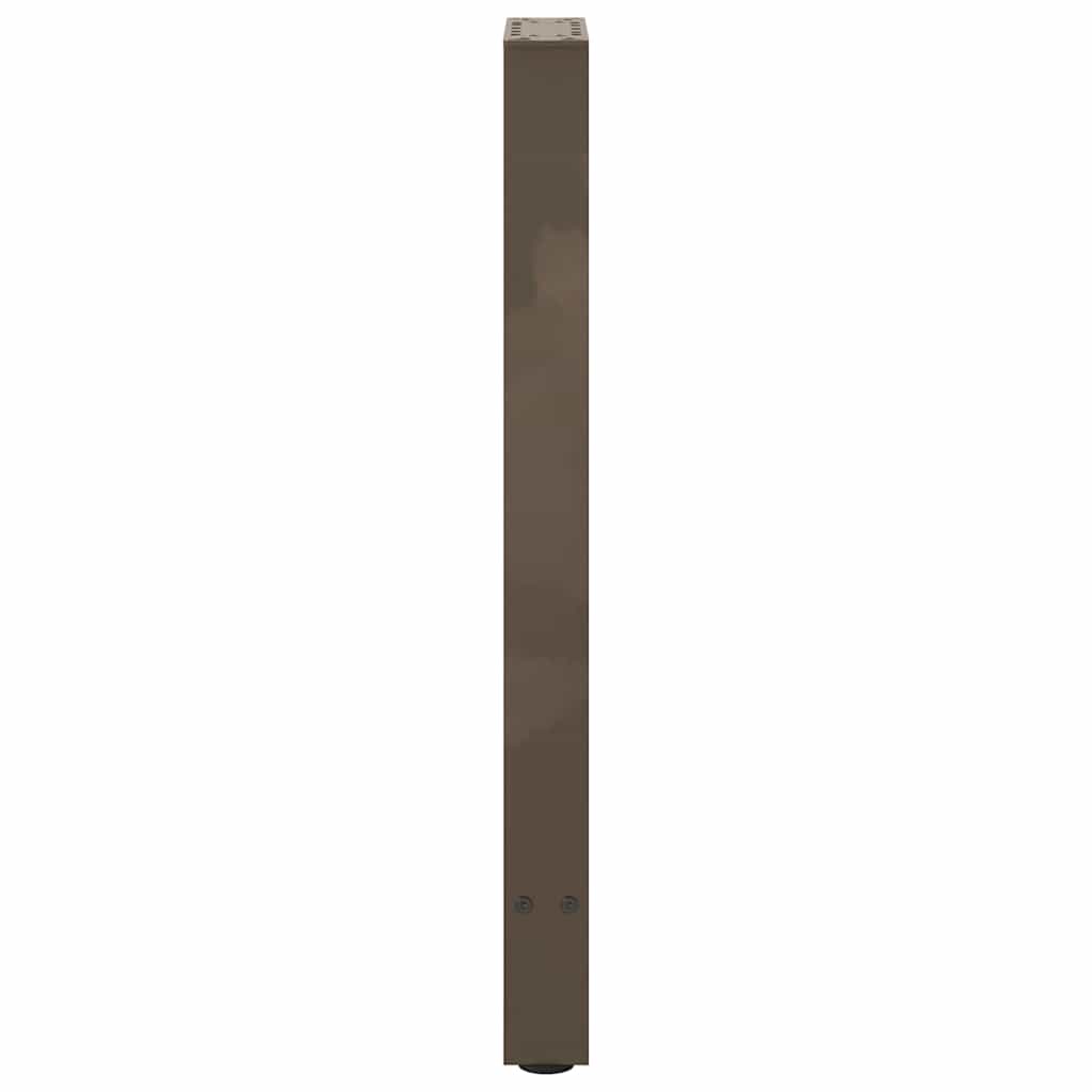 Console table legs natural steel 2 pcs. 38x(72-73) cm steel