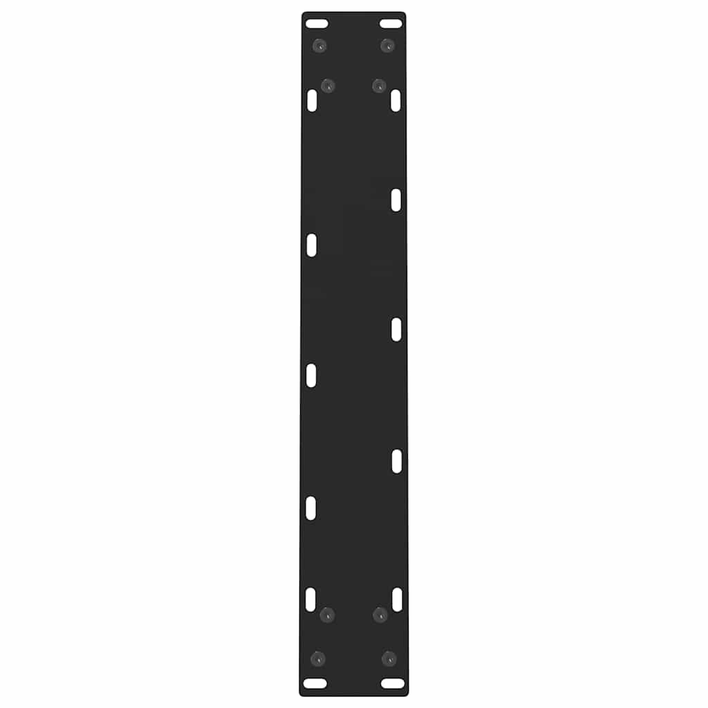 Dining table legs black 2 pcs. 50x(72-73) cm steel