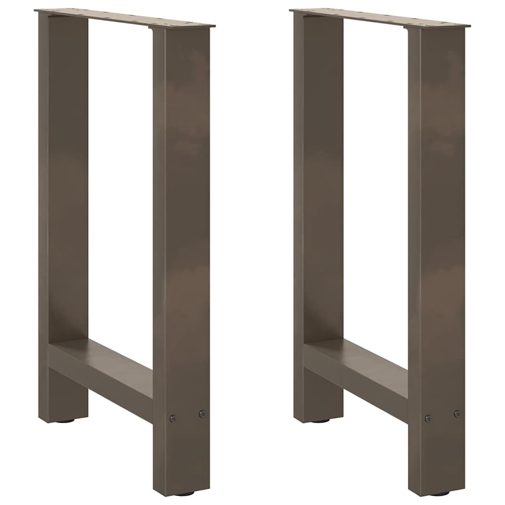 Dining table legs natural steel 2 pcs. 50x(72-73) cm steel