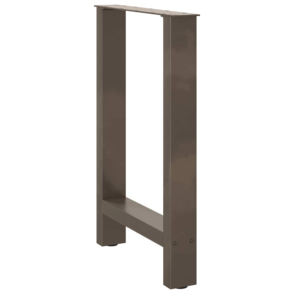 Dining table legs natural steel 2 pcs. 50x(72-73) cm steel