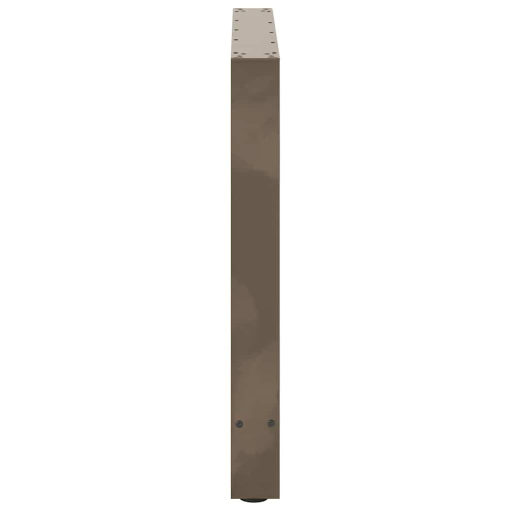 Dining table legs natural steel 2 pcs. 70x(72-73) cm steel