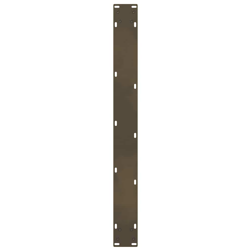 Dining table legs natural steel 2 pcs. 70x(72-73) cm steel