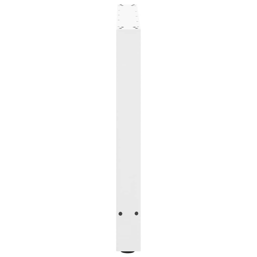 Dining table legs white 2 pcs. 80x(72-73) cm steel