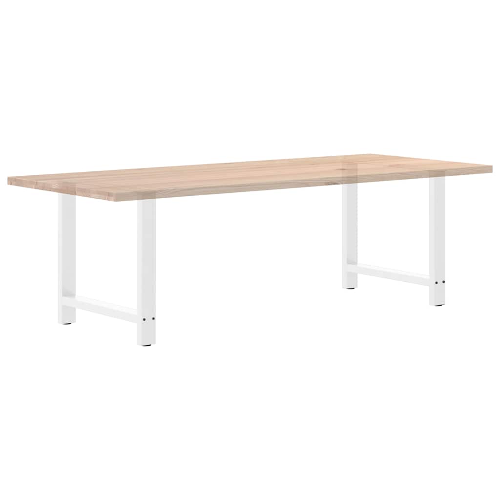 Dining table legs white 2 pcs. 80x(72-73) cm steel