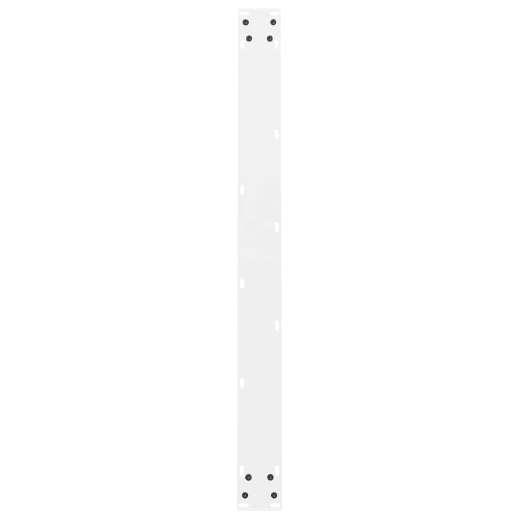 Dining table legs white 2 pcs. 100x(72-73) cm steel