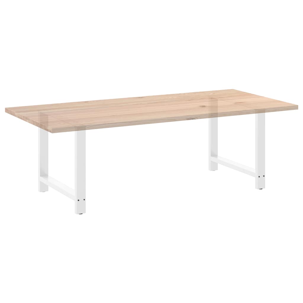 Dining table legs white 2 pcs. 100x(72-73) cm steel