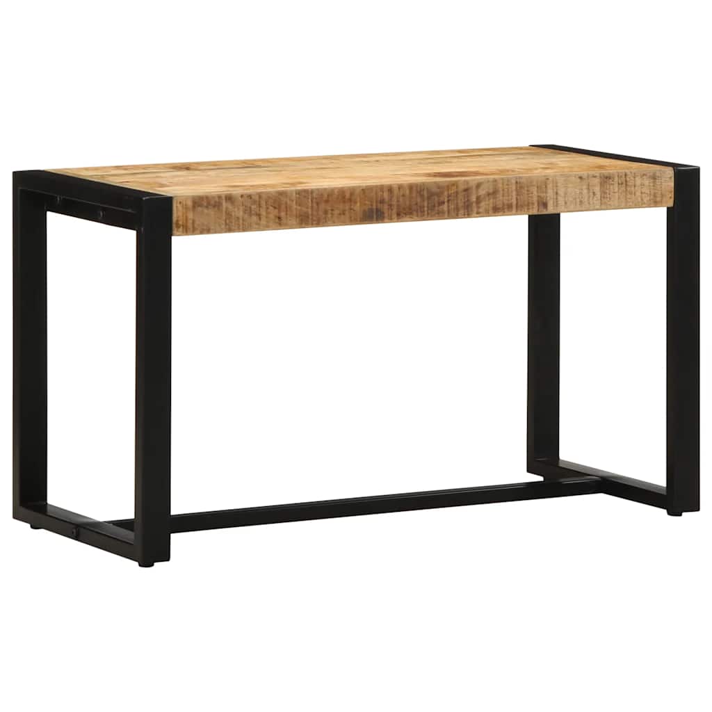 Bank 80x35x45 cm Raues Massivholz Mango