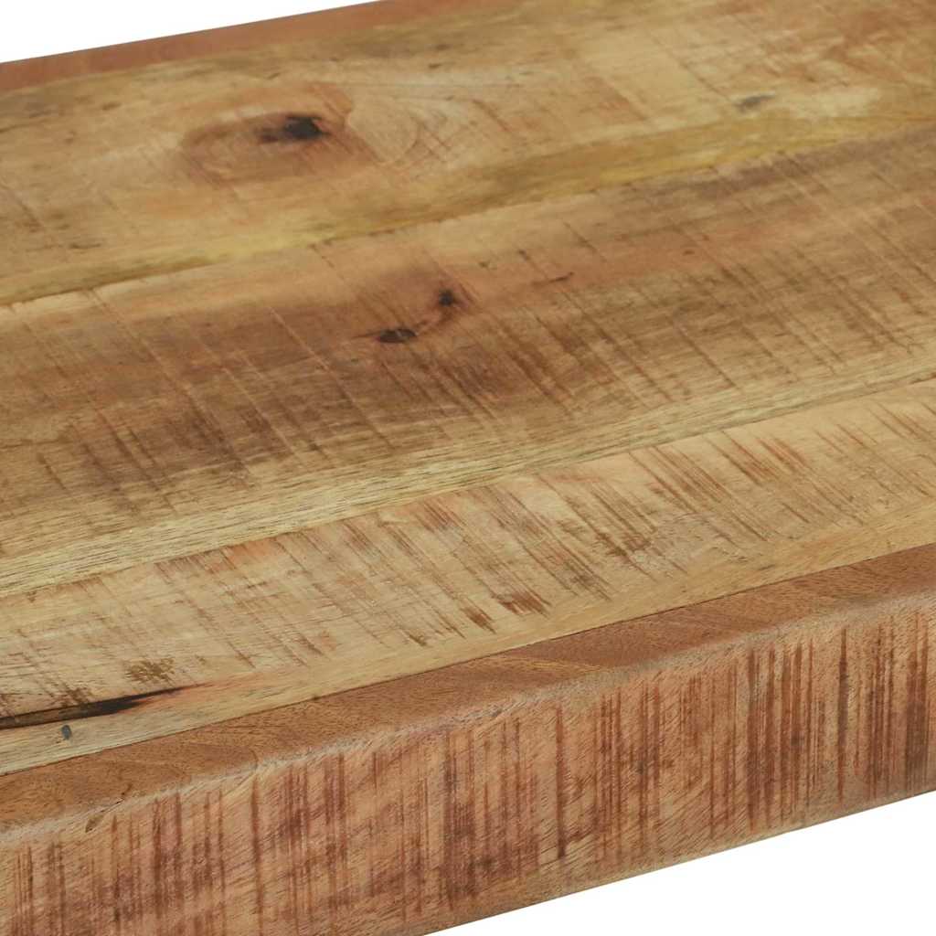 Bank Braun 100 x 35 x 45 cm Massivholz Mango