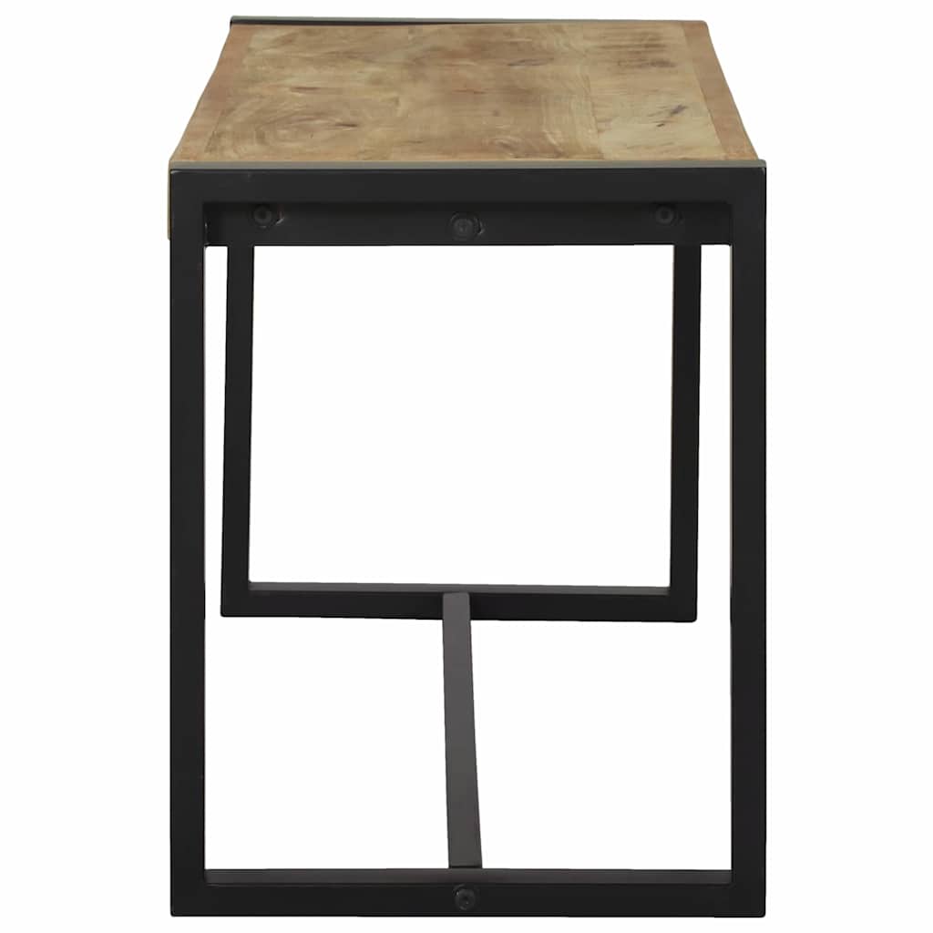 Bank Braun 100 x 35 x 45 cm Massivholz Mango