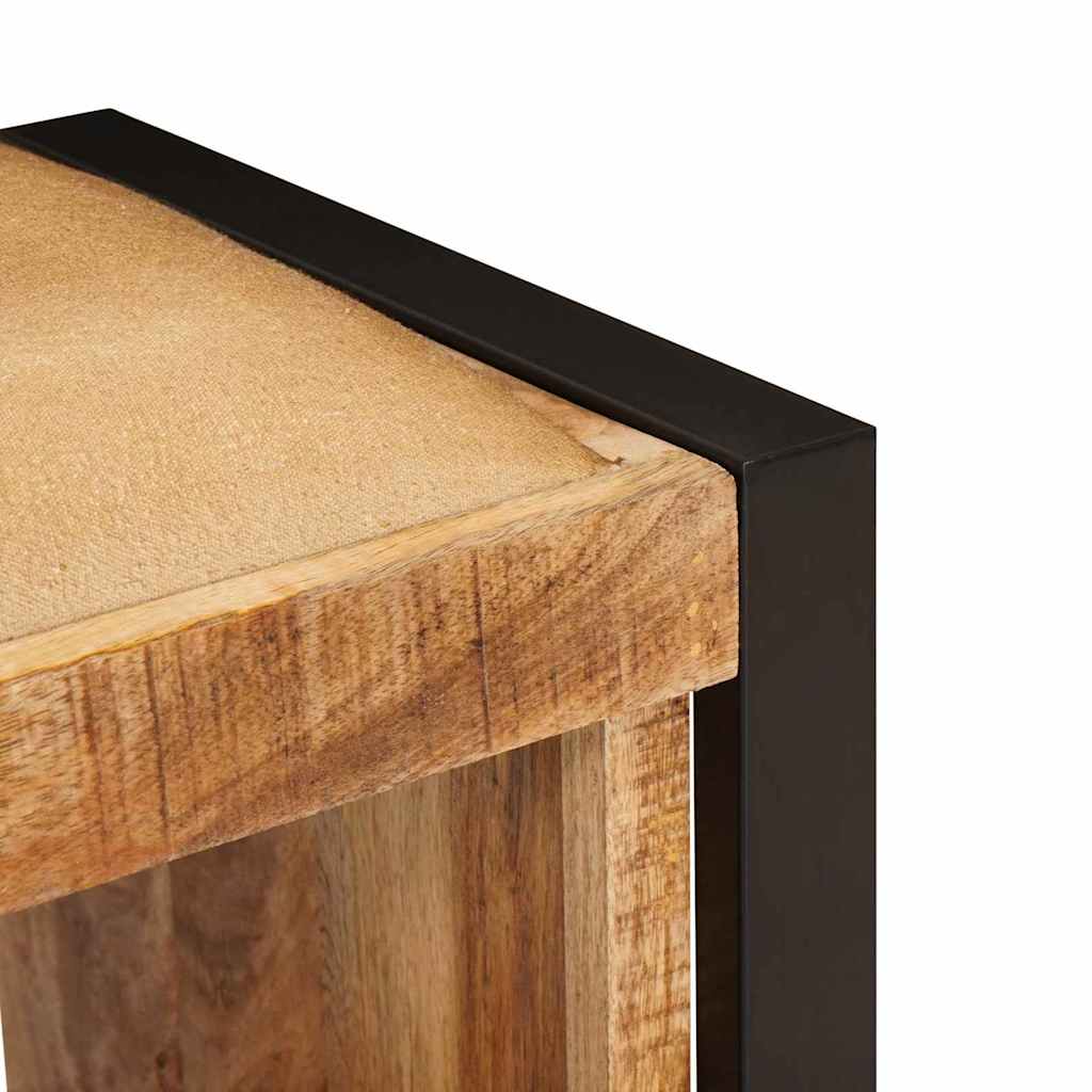 Sitzbank mit Schubladen Braun 80 x 35 x 40 cm Massivholz Mango