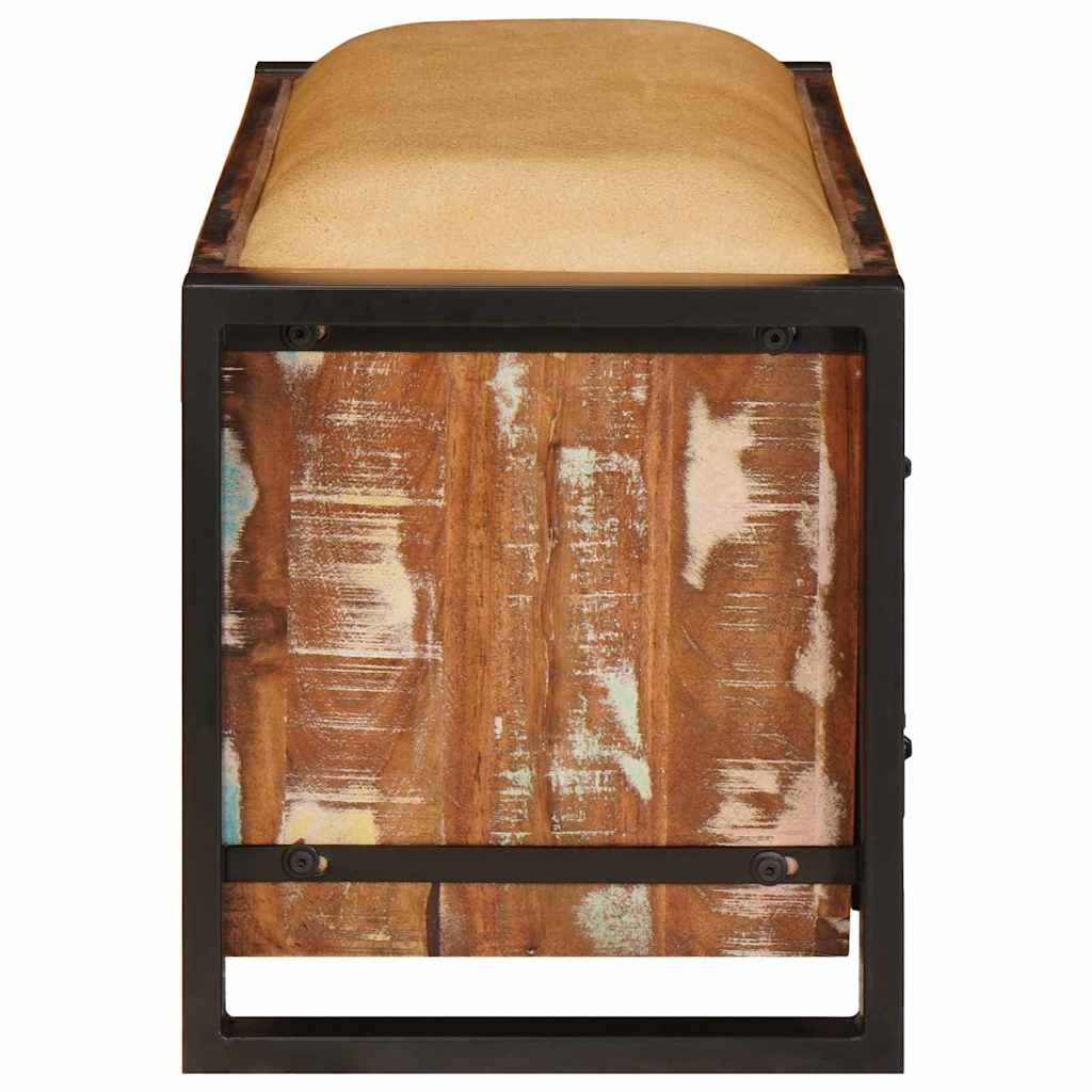 Sitzbank Mehrfarbig 80 x 35 x 40 cm Massivholz Altholz