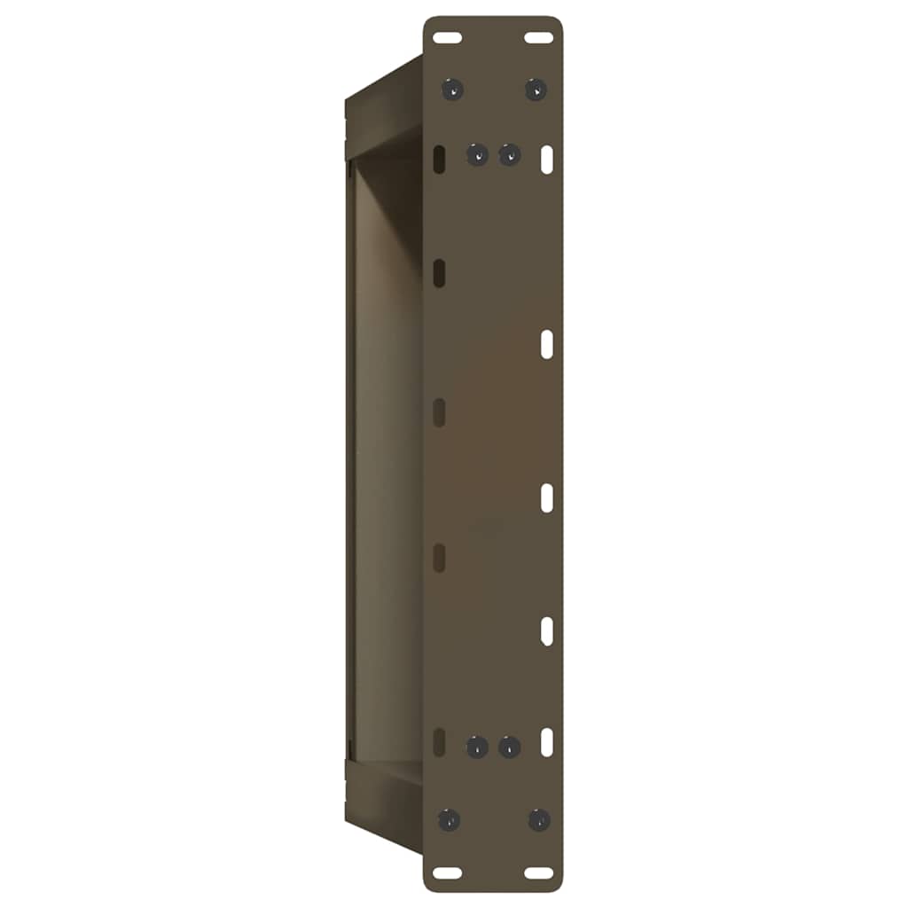 Couchtischbeine U-Form 2 Stk. Naturstahl 40x(30-31) cm Stahl