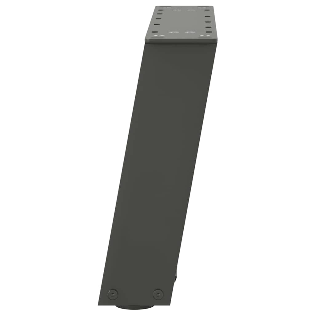Coffee table legs U-shape 2 pcs. Anthracite 50x(30-31) cm steel