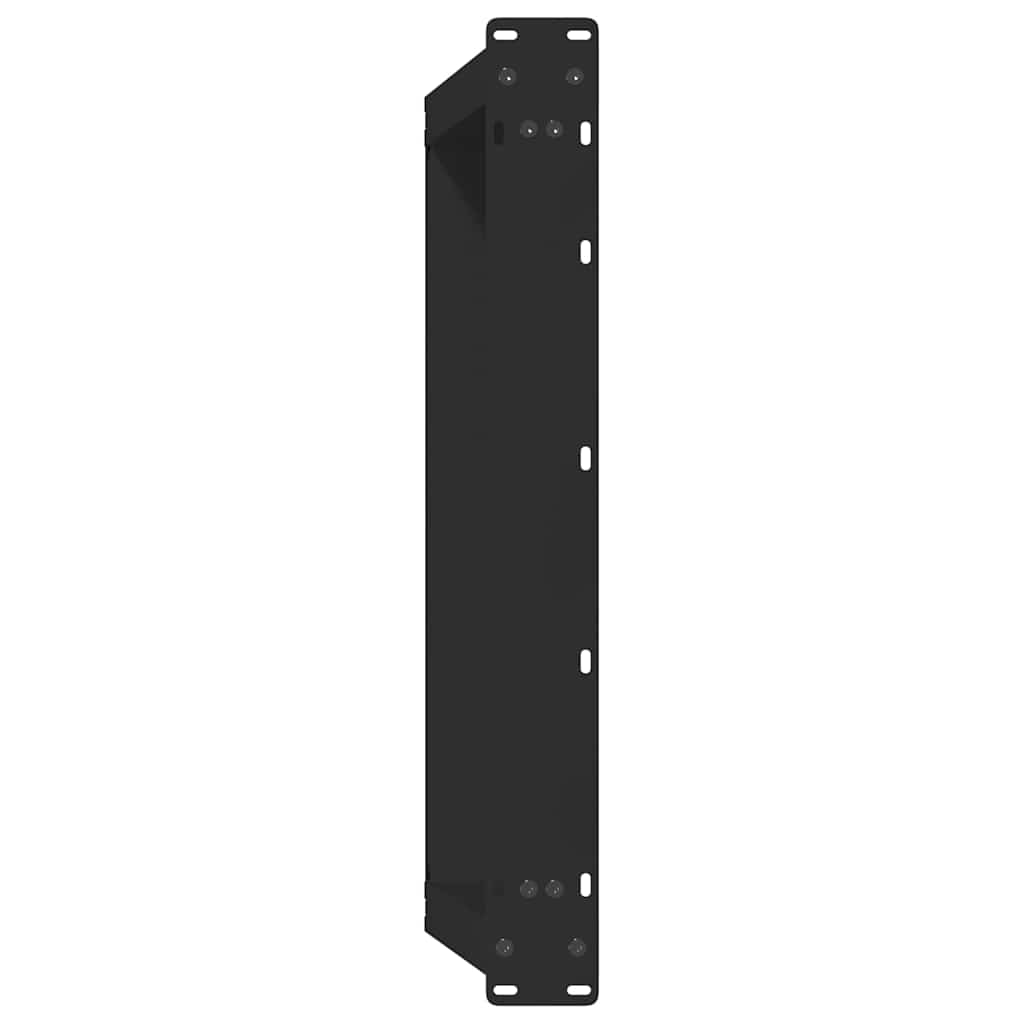 Couchtischbeine U-Form 2 Stk. Schwarz 70x(30-31) cm Stahl