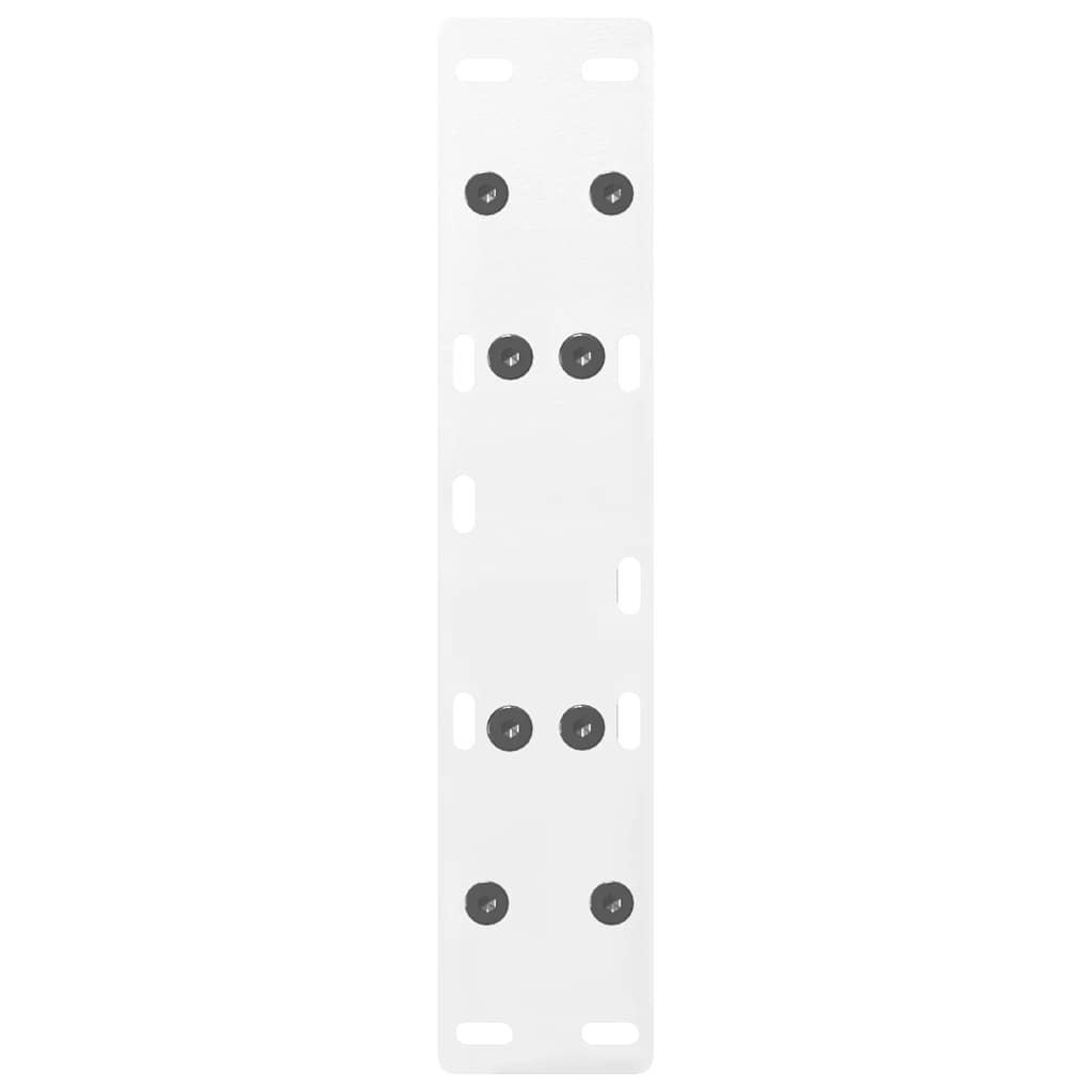 Couchtischbeine A-Form 2 Stk. Weiß 40x(30-31) cm Stahl
