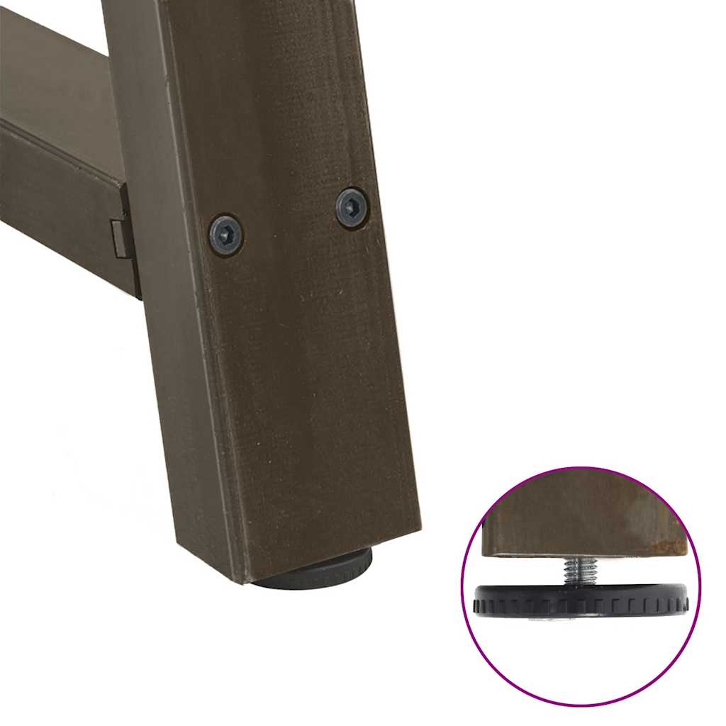 Dining table legs A-shape 2 pcs. 50x(72-73) cm steel