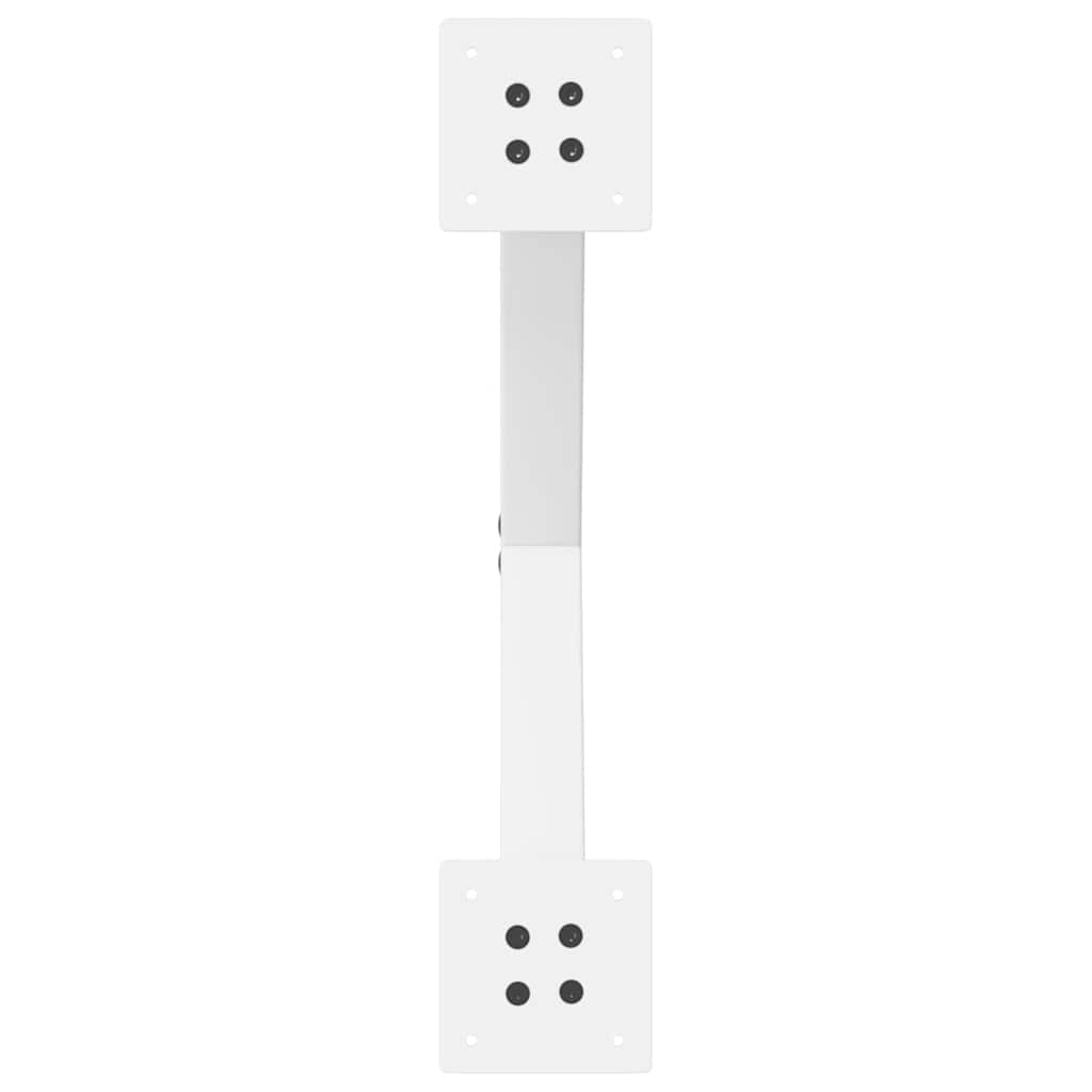 Coffee table legs X-shape 2 pcs. White 60x(42-43) cm steel
