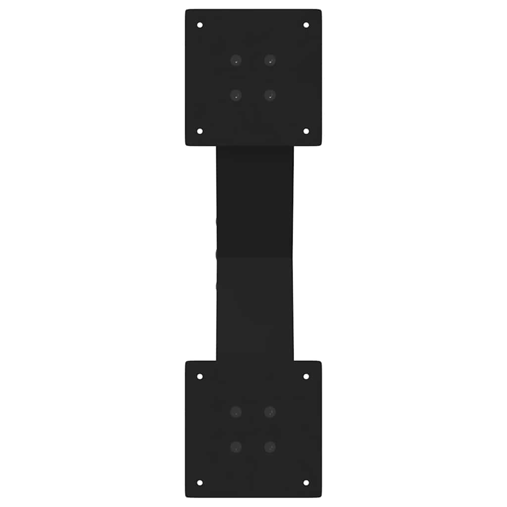 Coffee table legs X-shape 2 pcs. Black 50x(30-31) cm steel