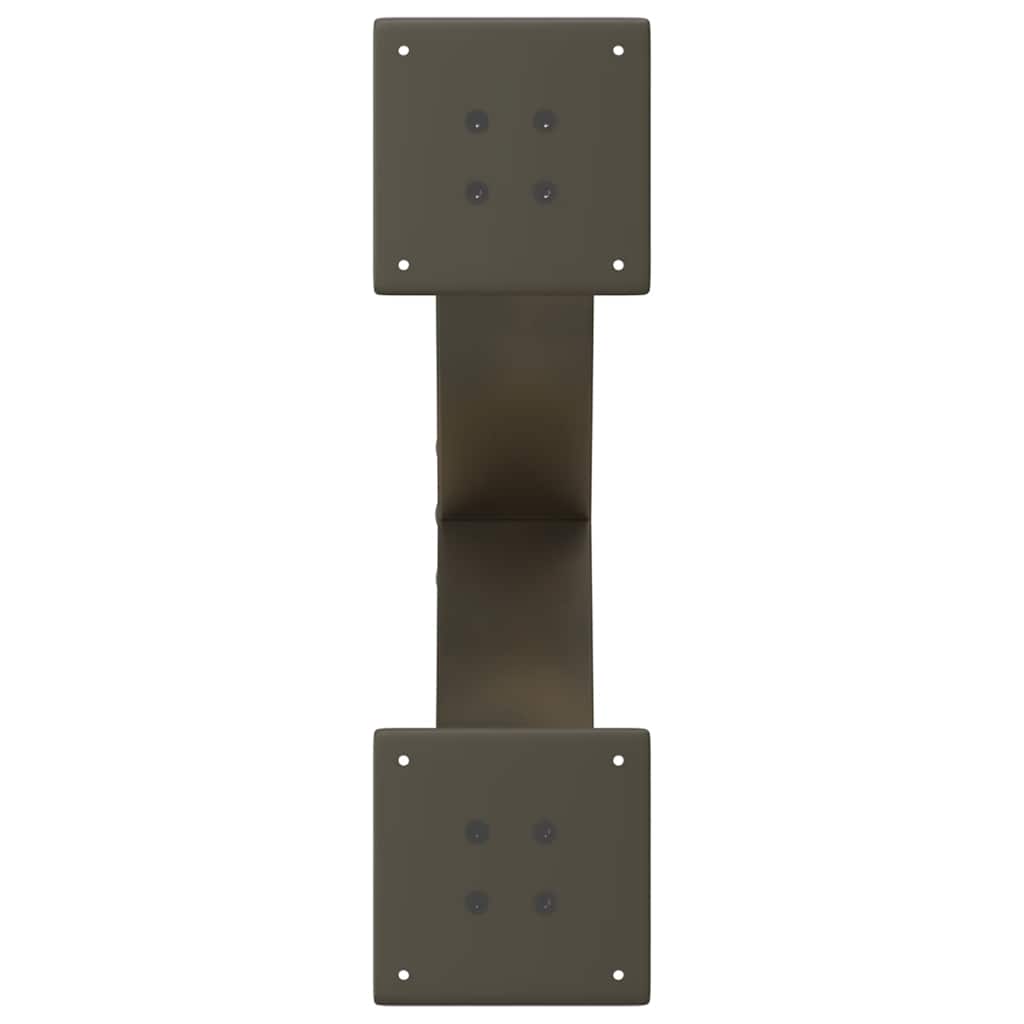 Coffee table legs X-shape 2 pcs. Natural steel 60x(30-31) cm steel