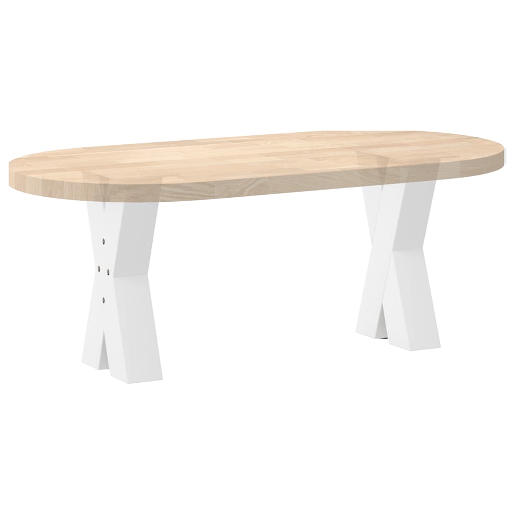Coffee table legs X-shape 2 pcs. White 38x(42-43) cm steel