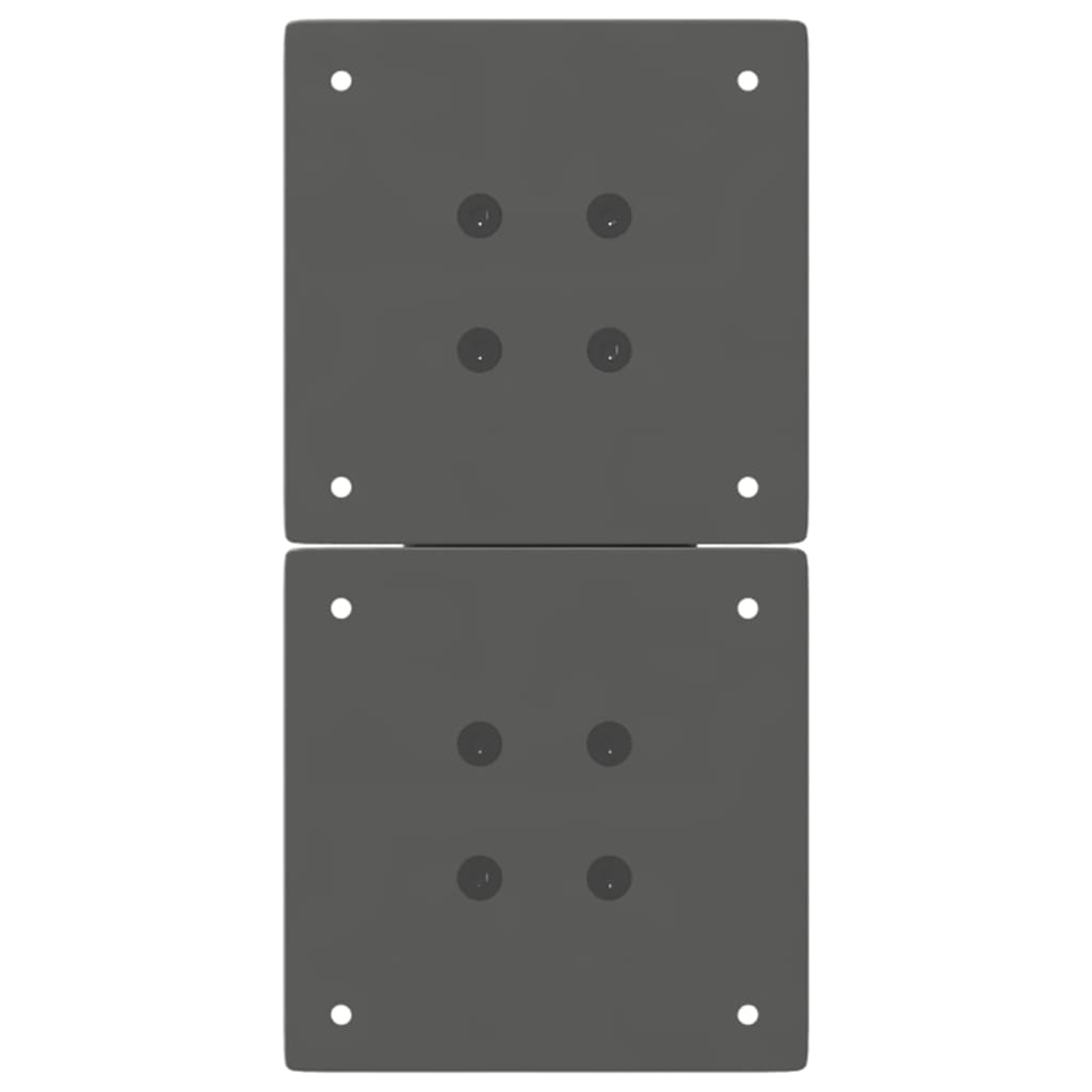Coffee table legs X-shape 2 pcs. Anthracite 38x(42-43) cm steel