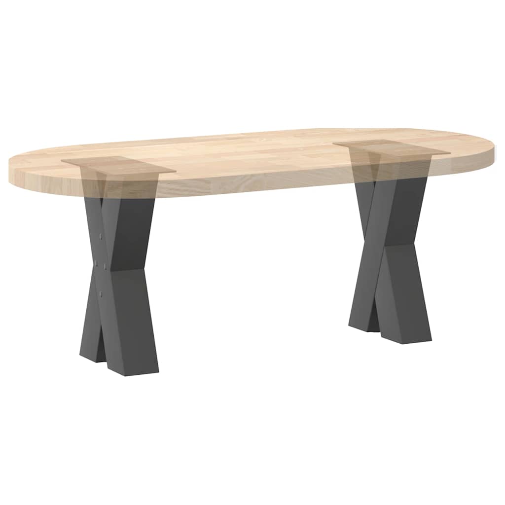 Coffee table legs X-shape 2 pcs. Anthracite 38x(42-43) cm steel