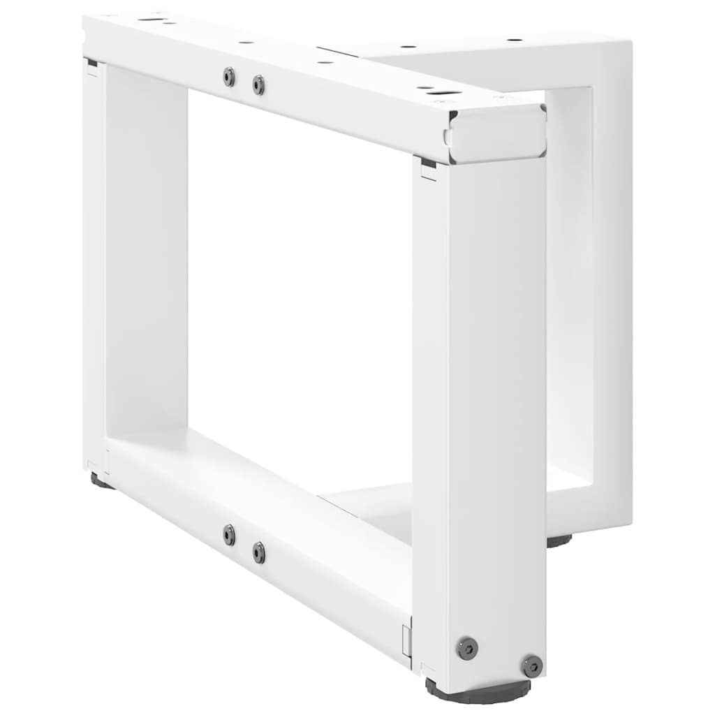 Coffee table legs T-shape 2 pcs. White 50x25x(30-31) cm steel