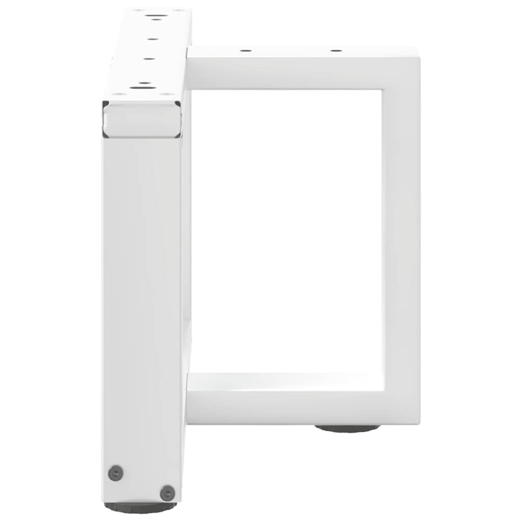 Coffee table legs T-shape 2 pcs. White 50x25x(30-31) cm steel