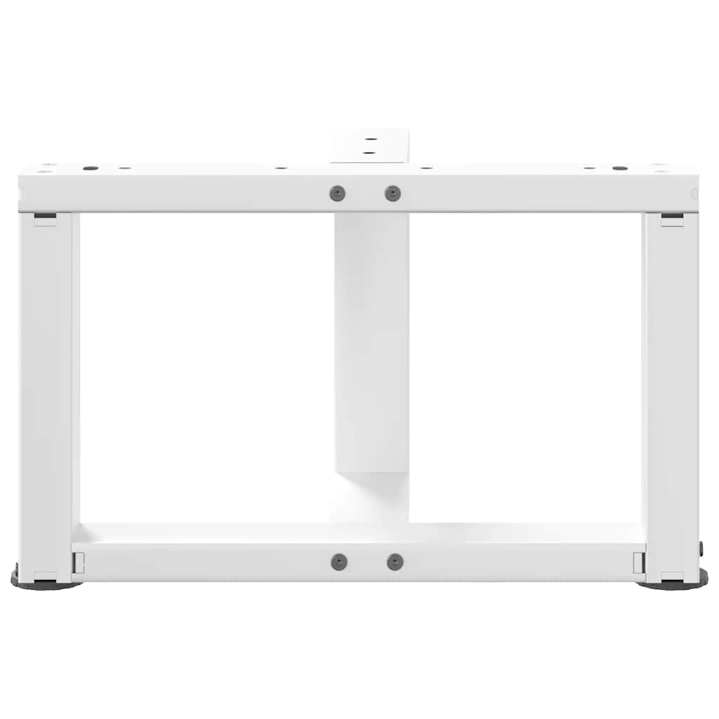 Coffee table legs T-shape 2 pcs. White 50x25x(30-31) cm steel