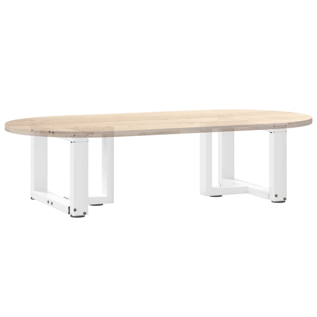 Coffee table legs T-shape 2 pcs. White 50x25x(30-31) cm steel