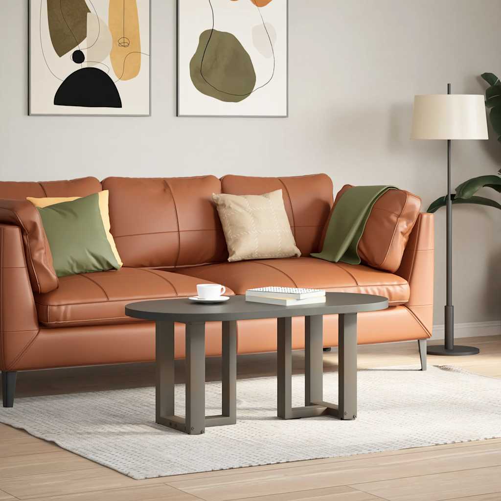 Coffee table legs T-shape 2 pcs. Natural steel 38x25x(42-43) cm steel